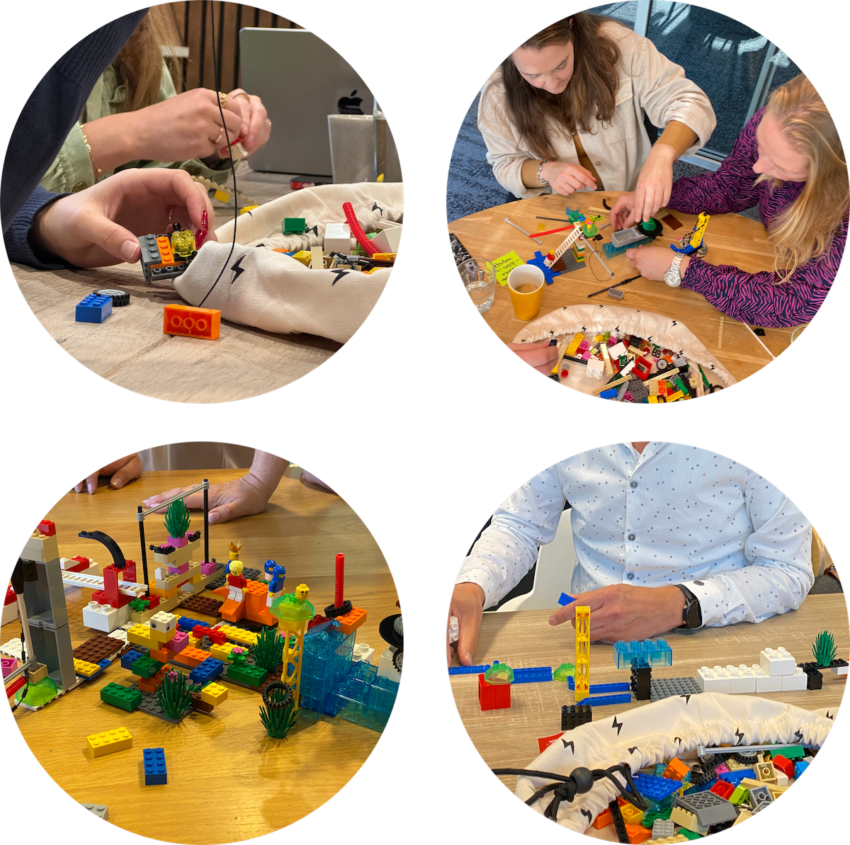 Martijn van de Polder denken met eje handen LEGO® Serious Play