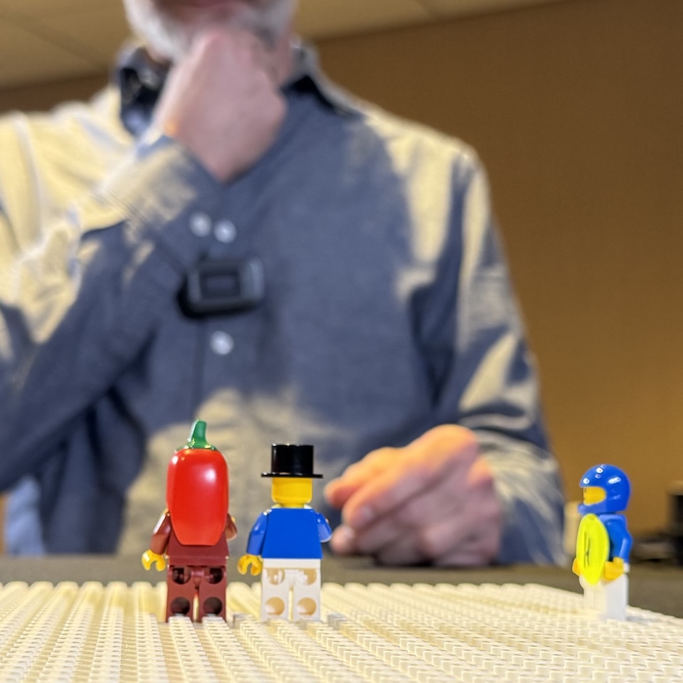 Merkopstelling Martijn van de Polder tafelomerkpstelling LEGO®